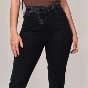ABERCROMBIE & FITCH Curve Love The '90's Slim Straight Ultra High Rise SZ 30/10